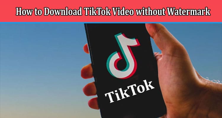 How to Download TikTok Video without Watermark for Free